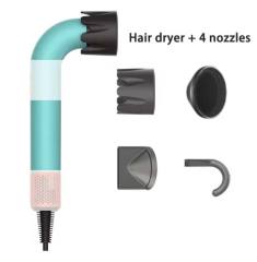 NEW HD18 1400W high-power hair dryer dries hair quickly lightweight body, low noise comes with various types of air nozzles