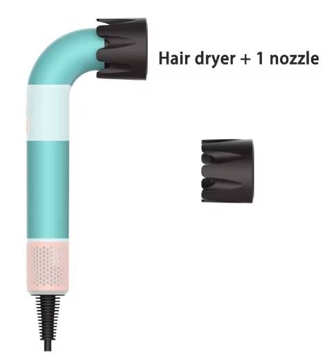 NEW HD18 1400W high-power hair dryer dries hair quickly lightweight body, low noise comes with various types of air nozzles