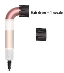 NEW HD18 1400W high-power hair dryer dries hair quickly lightweight body, low noise comes with various types of air nozzles