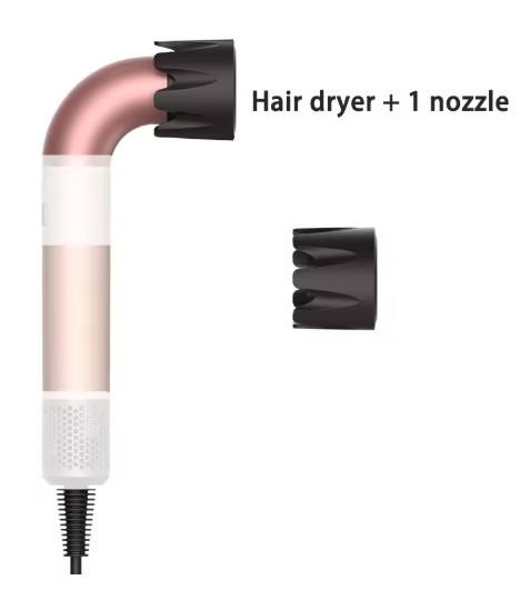 NEW HD18 1400W high-power hair dryer dries hair quickly lightweight body, low noise comes with various types of air nozzles