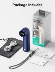 New Aecooly Portable Handheld Fan Powerful Turbo Mini Fan 19000 RPM High Speed