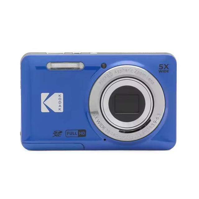 NEW KODAK PIXPRO FZ55 16MP Digital Camera 5X Optical Zoom 28mm Wide Angle 1080P Full HD Video 2.7" LCD Vlogging Camera