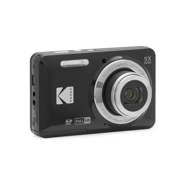 NEW KODAK PIXPRO FZ55 16MP Digital Camera 5X Optical Zoom 28mm Wide Angle 1080P Full HD Video 2.7" LCD Vlogging Camera