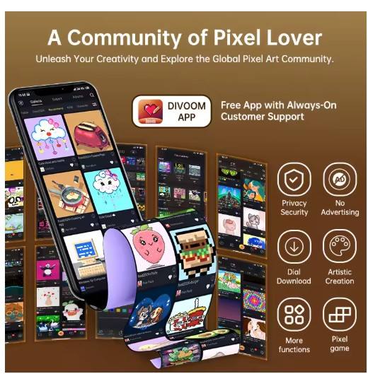 NEW Divoom Times Gate Gaming Room Setup Digital Clock