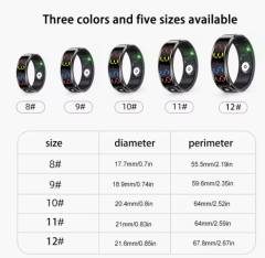NEW R12 Smart Ring with Charging case Display Screen