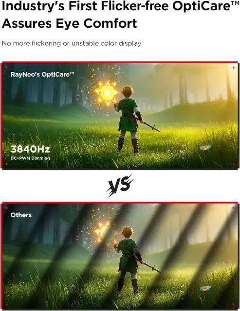 2025 New RayNeo Air 3S Smart AR Glasses XR Glasses 201" 120Hz Full HD HueView Screen