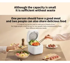 2025 NEW Xiaomi Mini Electric Rice Cooker 2 Wifi 1.5L Intelligent Automatic Household Kitchen Cooker 1-2 People Small Electric Rice Cookers