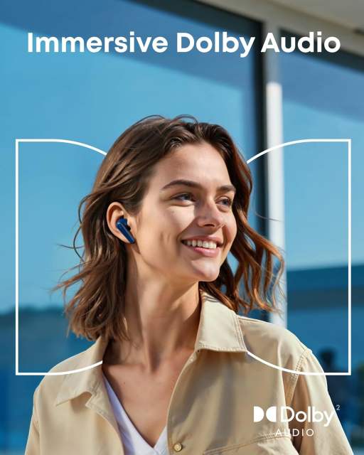 New Soundcore Liberty 5 by Anker Noise-Cancelling Wireless Earbuds 2x Stronger Voice Reduction Real-Time Adaptive Noise Cancellation Fast Charging, Dolby Audio 6-Mic AI Clear Calls