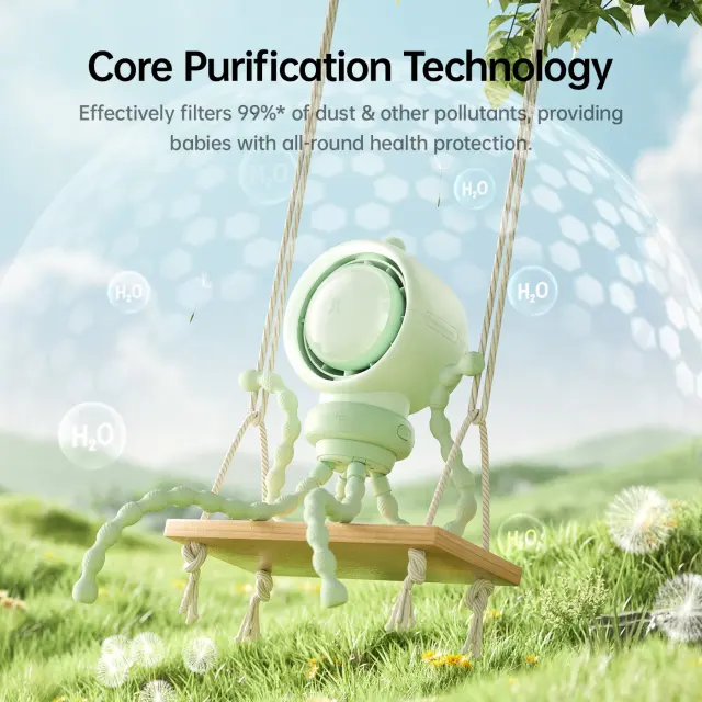 New JisuLife Stroller Fan Life2S Bladeless Turbo Fan