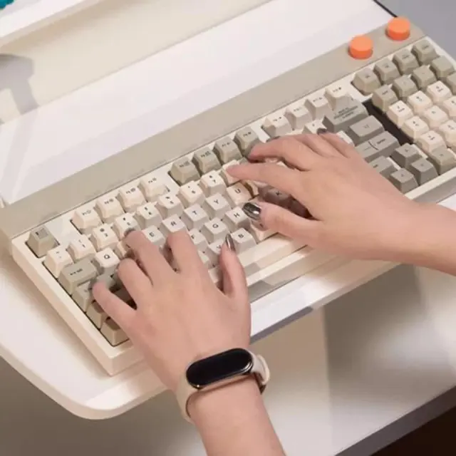 New Lofree Block 98 Key 2.4G Wireless Bluetooth Wired Mechanical Keyboard + Mouse