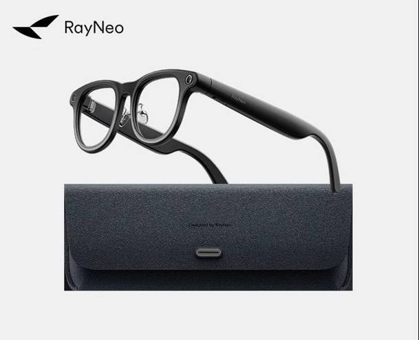 2025 New RayNeo V3 Slim AI Photography Smart Glasses Wireless Bluetooth Audio Glasses Wireless Headphones Voice Control Frames