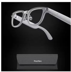 2025 New RayNeo V3 Slim AI Photography Smart Glasses Wireless Bluetooth Audio Glasses Wireless Headphones Voice Control Frames