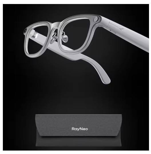 2025 New RayNeo V3 Slim AI Photography Smart Glasses Wireless Bluetooth Audio Glasses Wireless Headphones Voice Control Frames