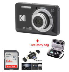 NEW KODAK PIXPRO FZ55 16MP Digital Camera 5X Optical Zoom 28mm Wide Angle 1080P Full HD Video 2.7" LCD Vlogging Camera
