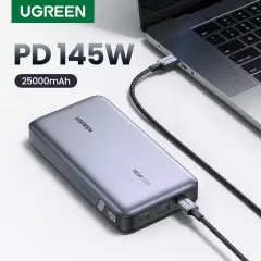New UGREEN 25000mAh 145W 3-Ports Portable Power Bank