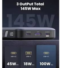New UGREEN 25000mAh 145W 3-Ports Portable Power Bank