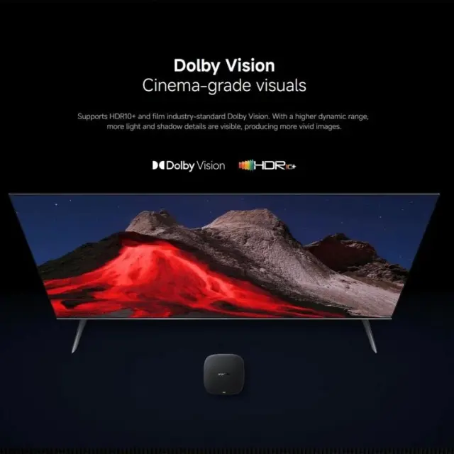 New Xiaomi TV Box S 3rd Gen 4K Ultra HD Google Smart TV Box,2GB+32GB,Global Version