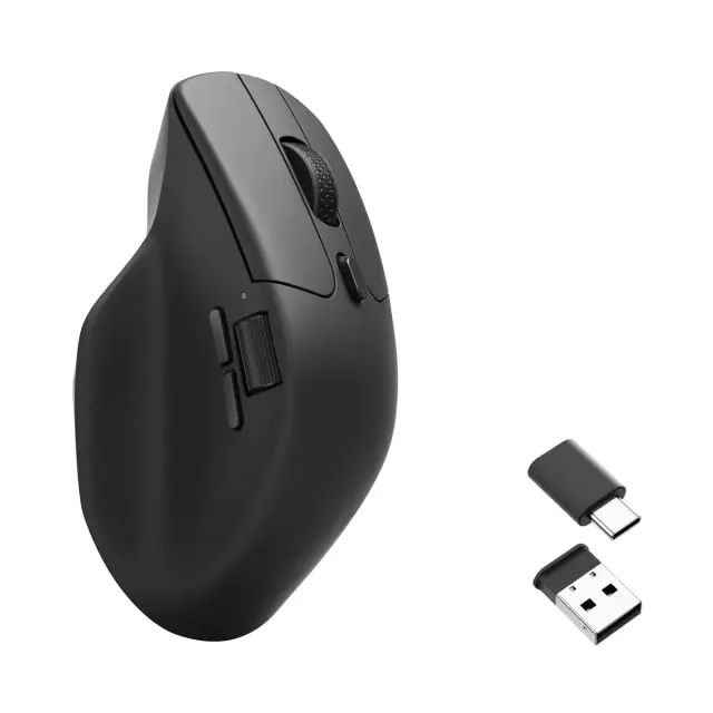 New Keychron M6 Multi-Device Bluetooth Wireless Mouse ~ Black