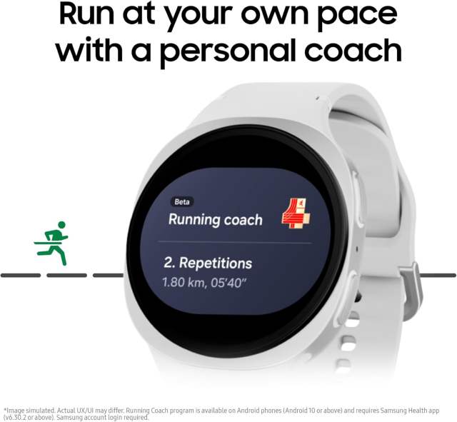 New Samsung Galaxy Watch 8 40mm AI Smart Watch Sport Band Cushion Design 3nm Processor Health & Sleep Coach Fitness Tracker