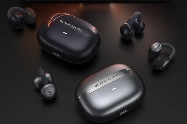 New Black Shark JoyBuds Ear Clip Bluetooth 5.4 Headset Wireless Earbuds
