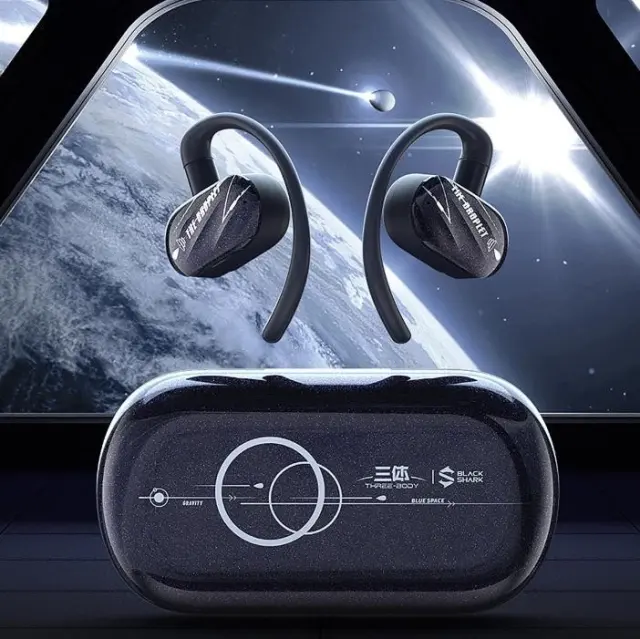Black Shark JoyBuds Earhook Bluetooth 5.4 Earbuds Pro For iPhone 17 16 Pro Max
