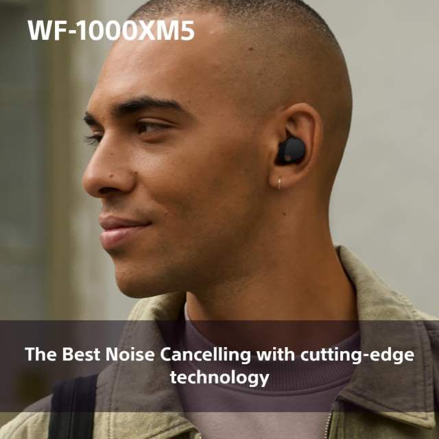 New Sony WF-1000XM5 Wireless Noise Cancelling Earbuds
