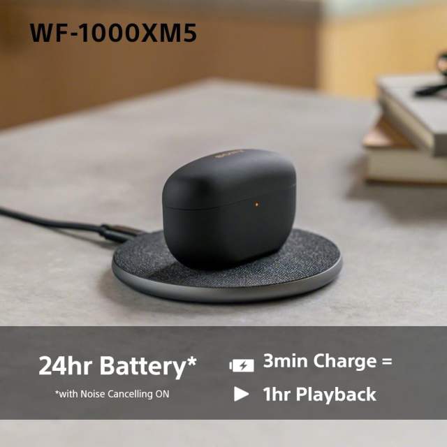 New Sony WF-1000XM5 Wireless Noise Cancelling Earbuds
