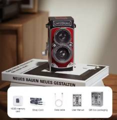 NEW Retro CCD Dual Reflex Camera Digital Camera 1.54inch Screen 1080p Video For Photo Non-professional Camera Kids Birthday Gift