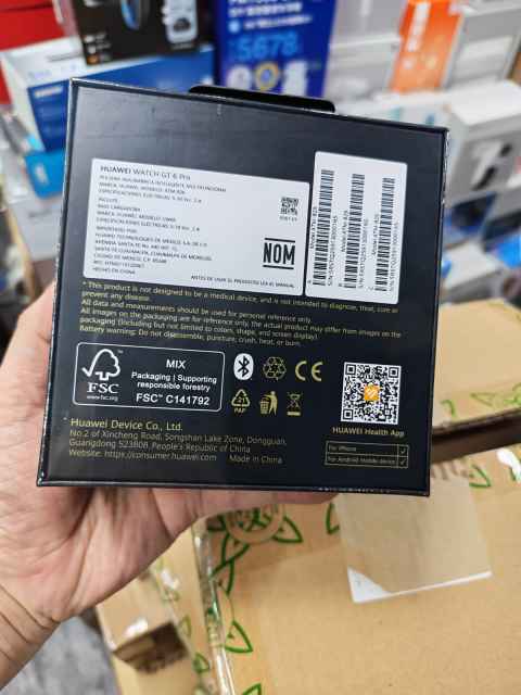 Huawei Watch GT 6 Pro 46mm BLACK 1.47" AMOLED Bluetooth iOS Android Smartwatch - Black