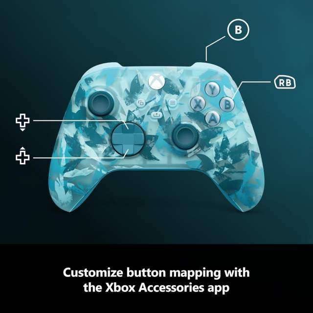 Xbox Wireless Controller Ice, Storm, Heart Breaker Special Edition – Xbox Series X|S Xbox One PCs and Cloud-Enabled Devices
