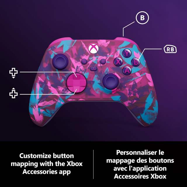 Xbox Wireless Controller Ice, Storm, Heart Breaker Special Edition – Xbox Series X|S Xbox One PCs and Cloud-Enabled Devices