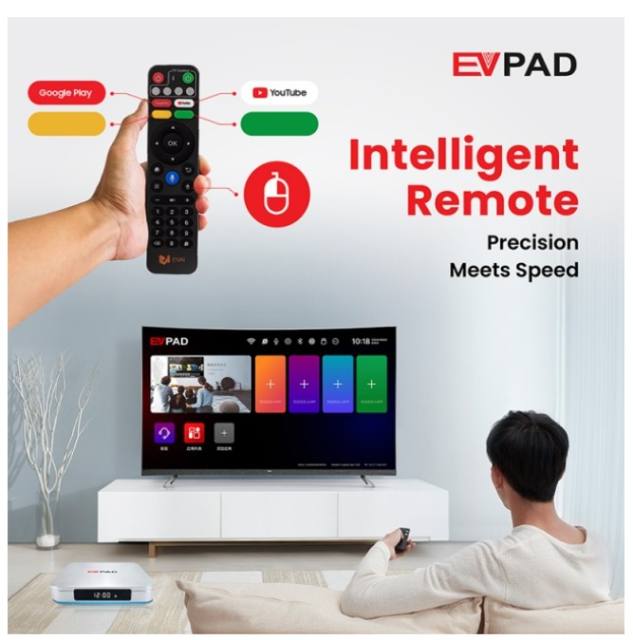 全新行貨 EVPAD 12P 智能媒體播放器 (4+64GB) 電視盒子TV BOX 國際版