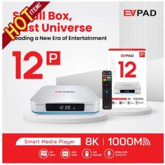 全新行貨 EVPAD 12P 智能媒體播放器 (4+64GB) 電視盒子TV BOX 國際版