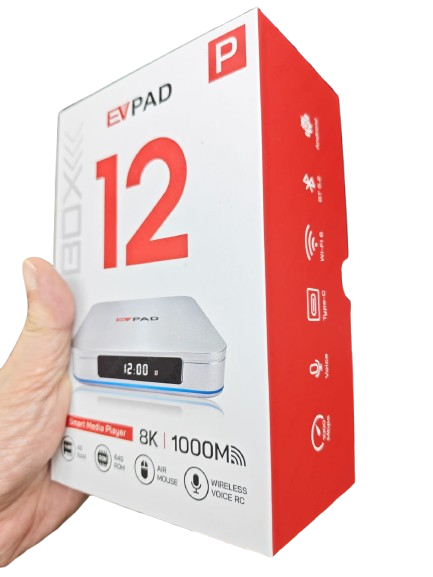 全新行貨 EVPAD 12P 智能媒體播放器 (4+64GB) 電視盒子TV BOX 國際版