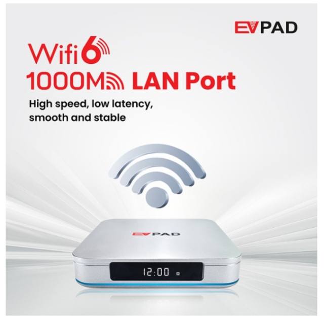 全新行貨 EVPAD 12P 智能媒體播放器 (4+64GB) 電視盒子TV BOX 國際版