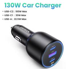 New UGREEN 130W USB C Car Charger