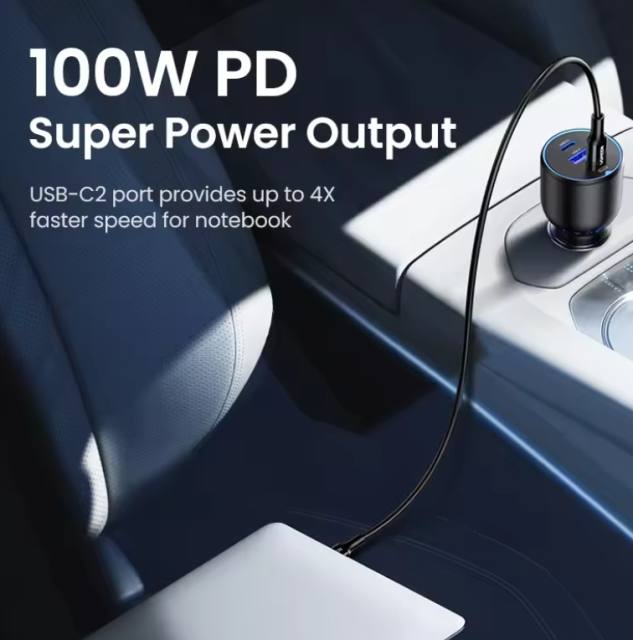 New UGREEN 130W USB C Car Charger