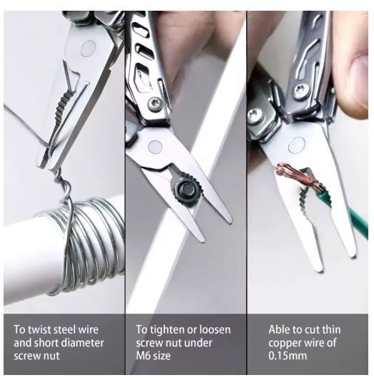 NEW NexTool Mini Flagship 10in1 Multifunction Folding EDC Scissors Screwdriver Pliers Bottle Opener Outdoor Tool