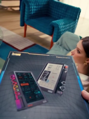 Divoom Times Frame Smart HD Screen 10.1" DIY Digital Clock Crypto Stocks Weather Calendar Tech Gift Desk