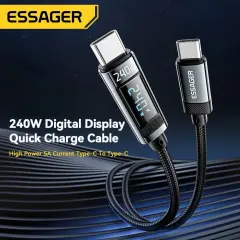 NEW 240W USB Type C To USB C Cable 100W PD 3.1 Fast Charging Charger Cable Wire 2M