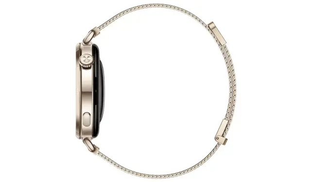 Huawei WATCH GT6 41mm stainless steel case Smartwatch and gold strap