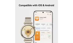 Huawei WATCH GT6 41mm stainless steel case Smartwatch and gold strap