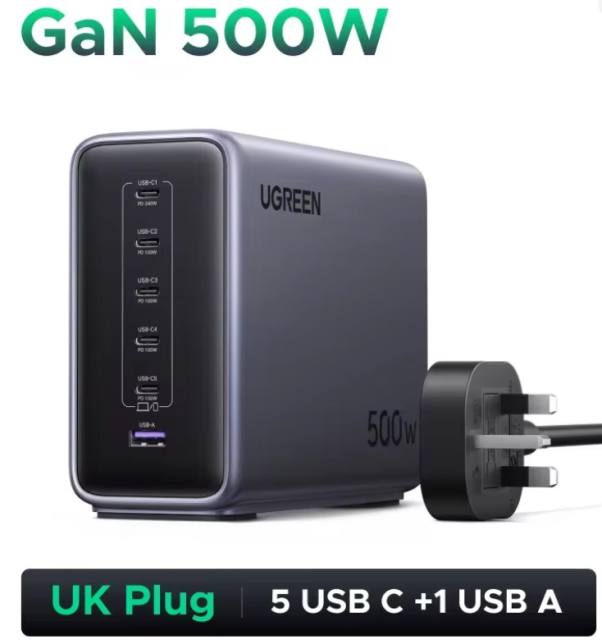 NEW UGREEN Nexode 500W GaN Charging Station