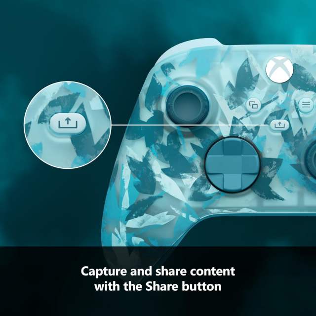 Xbox Wireless Controller Ice, Storm, Heart Breaker Special Edition – Xbox Series X|S Xbox One PCs and Cloud-Enabled Devices