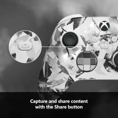 Xbox Wireless Controller Ice, Storm, Heart Breaker Special Edition – Xbox Series X|S Xbox One PCs and Cloud-Enabled Devices