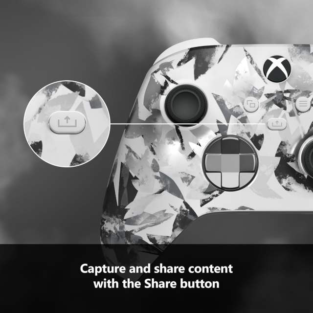 Xbox Wireless Controller Ice, Storm, Heart Breaker Special Edition – Xbox Series X|S Xbox One PCs and Cloud-Enabled Devices