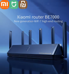 New Xiaomi Wireless Wifi 7 Router BE7000 Signal Booster Repeater Extend Gigabit Amplifier 160MHz 1GB Memory Tri-band Mesh Mi Router