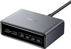 NEW Anker Prime USB-C Desktop Charger 200W 6-Ports GaN Charging Station