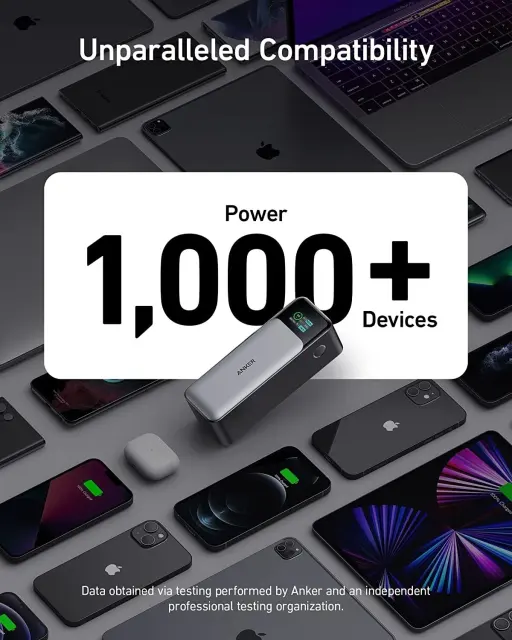 NEW Anker 737 Power Bank(PowerCore 24K) 24,000mAh 3-Port Portable Charger with 140W
