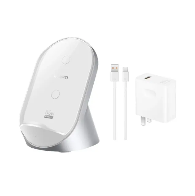 NEW HUAWEI Pura 70 Pro Ultra 80W Max Qi Wireless Charger +100W Wall Charger Cable